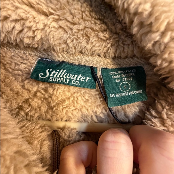 Stillwater Fleece Cozy Tan Teddy Jacket for Women - Picture 4 of 5